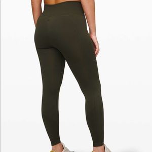 Lululemon Ebb to Street Tight - Dark Olive